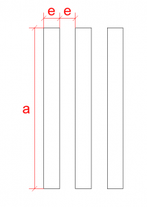 Dimensões Barramento